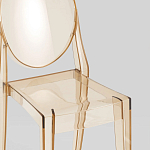 Прозрачный стул с янтарным оттенком LOUIS GHOST CHAIR варинант исполнения - 7 | Loft Concept в Брянске