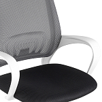 Офисное кресло с основанием из белого пластика Desk chairs Black варинант исполнения - 6 | Loft Concept в Брянске