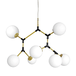 Люстра с 7-ю белыми шарообразными плафонами Natural Concepts варинант исполнения - 1 | Loft Concept в Брянске