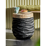 Приставной столик с фактурой под натуральное дерево Immortality варинант исполнения - 5 | Loft Concept в Брянске