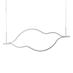 Подвесной светильник волнообразный изогнутый на двух тросах 123 см Spiral Lighting варинант исполнения - 1 | Loft Concept в Брянске