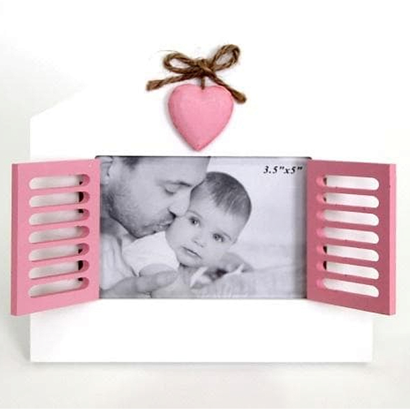 Фоторамка в детскую Childhood Corner со ставнями Белый Розовый Фоторамка в детскую Childhood Corner со ставнями Белый Розовый в Брянске | Loft Concept