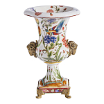 Ваза из фарфора с бронзовыми Овнами Bronze Aries варинант исполнения - 2 | Loft Concept в Брянске