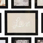 Рамка для 9-ти фотографий квадратная Moment Forever варинант исполнения - 3 | Loft Concept в Брянске