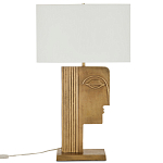 Настольная лампа с прямоугольным белым абажуром Skillful Face варинант исполнения - 5 | Loft Concept в Брянске