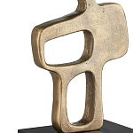 Настольная лампа с фигурным каркасом и прямоугольным тканевым абажуром Brutalist Profile варинант исполнения - 1 | Loft Concept в Брянске