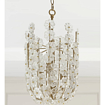 Подвесной светильник декорированный цветами из стекла Lightness of Flowers варинант исполнения - 3 | Loft Concept в Брянске