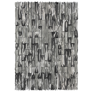 Объемное Панно на стену Grey Micro Waves