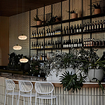 Подвесной светильник с плафоном в виде эллипса из белого алебастра Cryptocrystalline Stone варинант исполнения - 5 | Loft Concept в Брянске