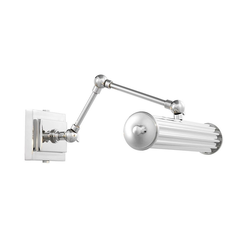 Бра Eichholtz Wall Lamp Luca S Nickel Никель Бра Eichholtz Wall Lamp Luca S Nickel Никель в Брянске | Loft Concept