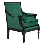 Кресло Harry Armchair black and green velour варинант исполнения - 1 | Loft Concept в Брянске