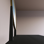 Туалетный Стол с зеркалом Primo Черный дуб варинант исполнения - 6 | Loft Concept в Брянске