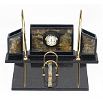 Настольный письменный набор из камня офиокальцит и змеевик Successful Leader варинант исполнения - 1 | Loft Concept в Брянске