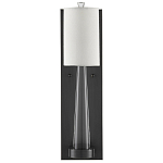 Бра на прозрачном штативе с тканевым абажуром в форме цилиндра Conciseness варинант исполнения - 4 | Loft Concept в Брянске