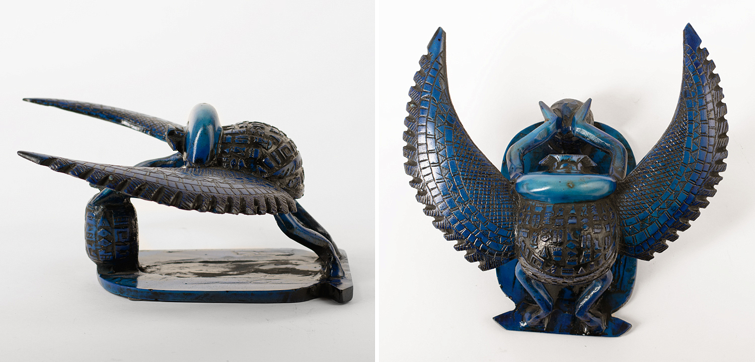 Статуэтка Скарабей Scarab Beetle with Wings blue Статуэтка Скарабей Scarab Beetle with Wings blue - Loft-Concept в Брянске