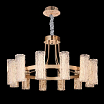 Люстра круглая с текстурными цилиндрическими плафонами Glimpse варинант исполнения - 6 | Loft Concept в Брянске