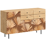 Буфет с принтом на дверцах Elise Cupboard варинант исполнения - 5 | Loft Concept в Брянске