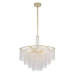 Люстра многоярусная с каскадами кристаллов Crystal Rains варинант исполнения - 2 | Loft Concept в Брянске