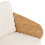 Кресло с каркасом из массива дуба Gallin Chair Boucle варинант исполнения - 5 | Loft Concept в Брянске