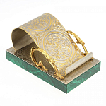 Подставка для телефона из натурального камня малахит Natural Stone Stand варинант исполнения - 1 | Loft Concept в Брянске