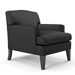 Мебельная ткань Шенилл черный цвет 138 см T4-35 варинант исполнения - 5 | Loft Concept в Брянске