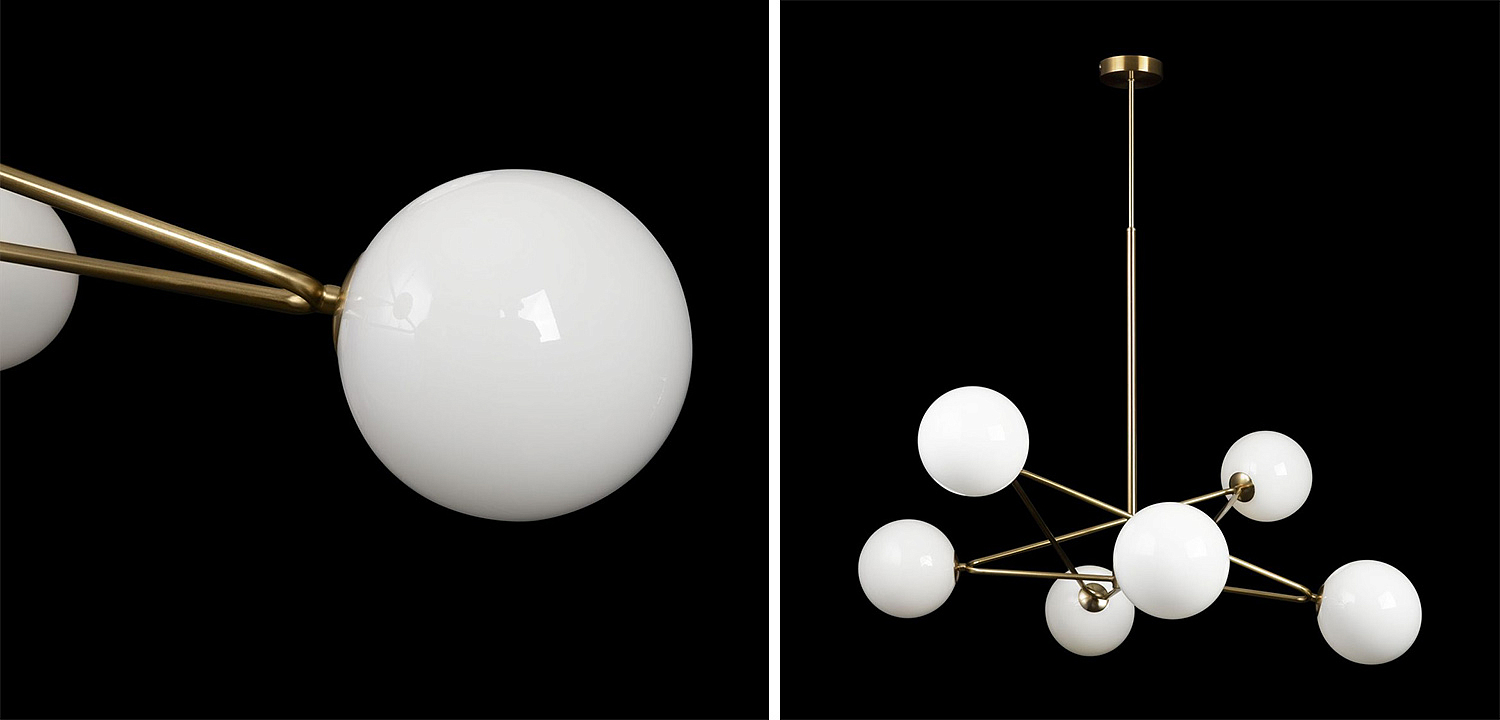 Люстра Chandelier Constellation Orbs White Люстра Chandelier Constellation Orbs White - Loft-Concept в Брянске