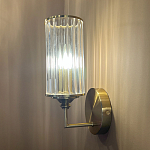 Бра с цилиндрическим рифленым стеклянным плафоном Jeanette варинант исполнения - 5 | Loft Concept в Брянске