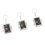 Зеркало брелок складное двухстороннее из натурального камня Серафинит Stone Mirrors варинант исполнения - 4 | Loft Concept в Брянске