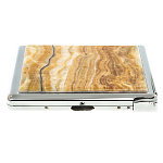 Портсигар с газовой зажигалкой из натурального камня Оникс Stone Cigarettes Cases варинант исполнения - 5 | Loft Concept в Брянске