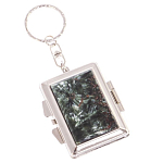 Зеркало брелок складное двухстороннее из натурального камня Серафинит Stone Mirrors варинант исполнения - 1 | Loft Concept в Брянске