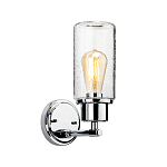 Бра с цилиндрическим прозрачным плафоном из стекла с пузырьками Elstead Lighting варинант исполнения - 1 | Loft Concept в Брянске