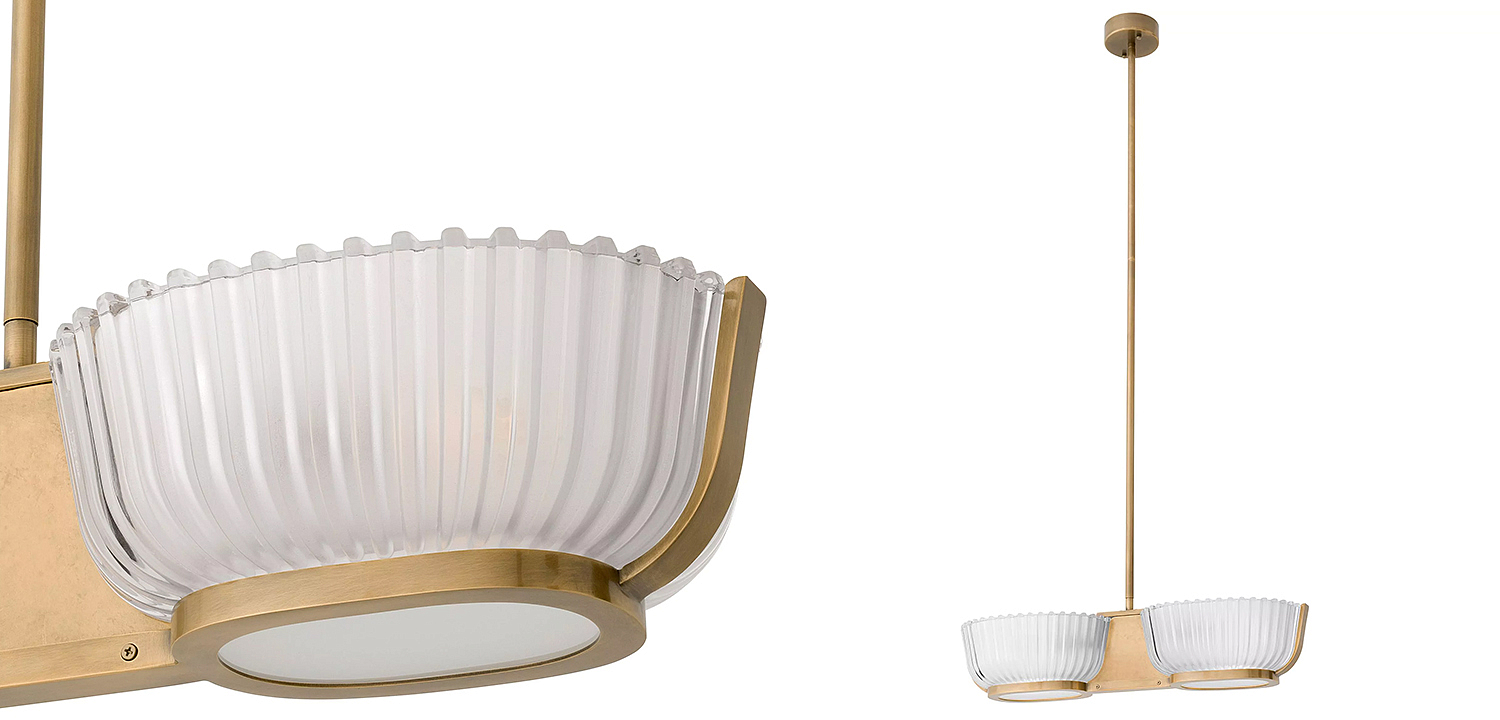Люстра Eichholtz Chandelier Artos Double Люстра Eichholtz Chandelier Artos Double - Loft-Concept в Брянске