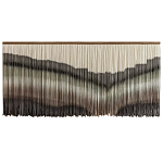 Пейзаж из нитей Макраме Wall decor Black and White Landscape варинант исполнения - 6 | Loft Concept в Брянске