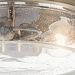 Потолочный светильник с прозрачным стеклянным плафоном с эффектом пузырьков Kichler варинант исполнения - 4 | Loft Concept в Брянске