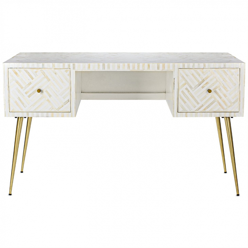Стол Cream Indian Bone Inlay table Кремовый в Брянске | Loft Concept 