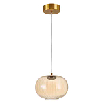 Подвесной светильник с янтарным рифленым стеклянным плафоном Ferm Living варинант исполнения - 2 | Loft Concept в Брянске