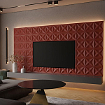 Гипсовая 3D панель с принтографией PM-11 варинант исполнения - 1 | Loft Concept в Брянске