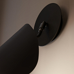 Бра с поворотным плафоном Aracea Black Wall Lamp варинант исполнения - 13 | Loft Concept в Брянске