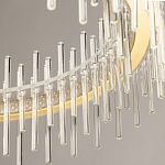 Люстра круглая с прозрачными стеклянными трубками 51 см Nembus варинант исполнения - 8 | Loft Concept в Брянске