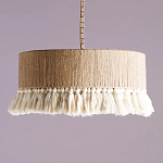 Люстра круглая плетеная с кисточками Solar Glow варинант исполнения - 6 | Loft Concept в Брянске