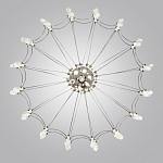 Люстра подвесная из металла с прозрачными подвесками из хрусталя Quasar 93 варинант исполнения - 11 | Loft Concept в Брянске