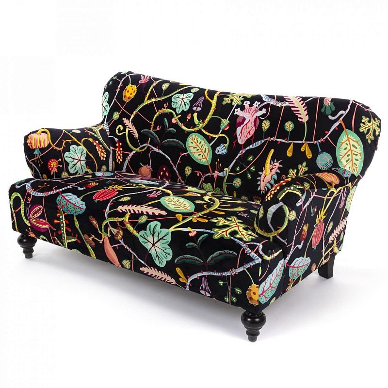 Диван Seletti Botanical Diva Sofa Black Черный Мульти Диван Seletti Botanical Diva Sofa Black Черный Мульти в Брянске | Loft Concept