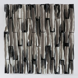 Объемное фактурное панно Metropolis Graphite Grey