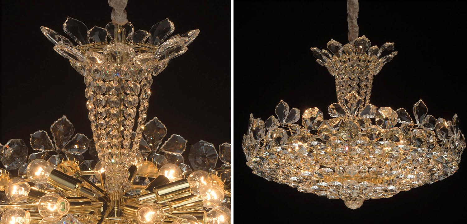 Люстра Griselda Crystal Chandelier gold Люстра Griselda Crystal Chandelier gold - Loft-Concept в Брянске