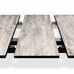 Стол обеденный раздвижной с прямоугольной бежевой столешницей Magali варинант исполнения - 6 | Loft Concept в Брянске