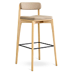 Барный стул из массива ясеня Elegant Ash Shape варинант исполнения - 3 | Loft Concept в Брянске