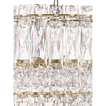 Люстра подвесная круглая из прозрачного хрусталя с золотым корпусом Selfsufficient варинант исполнения - 5 | Loft Concept в Брянске