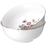 Обеденный сервиз из фарфора с рисунком цветов на 6 персон 23 предмета Garden Whisper Porcelain Set  варинант исполнения - 5 | Loft Concept в Брянске