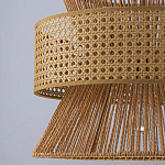 Подвесной светильник с абажуром из натуральных материалов Light Inside the Cell варинант исполнения - 9 | Loft Concept в Брянске