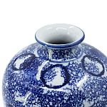 Ваза из фарфора сине-белого цвета Blue & White Ornament  варинант исполнения - 2 | Loft Concept в Брянске